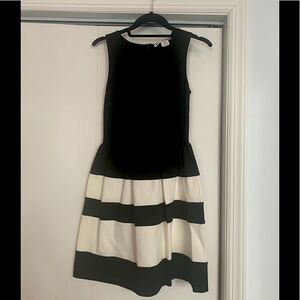 Black and white necessary objects dress